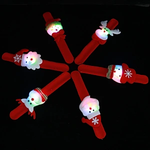 Christmas Children Gift Decor Patting Circle Wristband  Decoration  Gift New Year Kids Party Toys