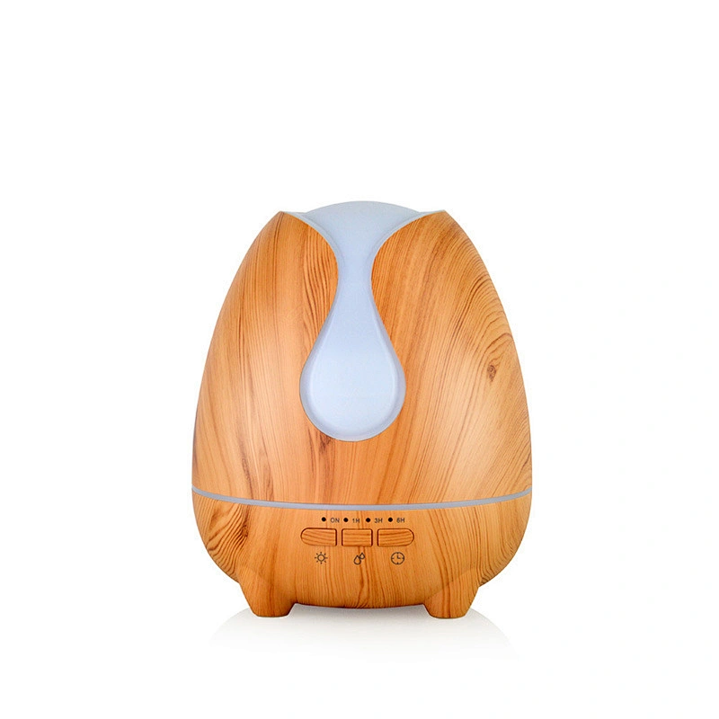 Ultrasonic 500ml wood grain romantic atmosphere essential oil humidifier aromatherapy  diffuser