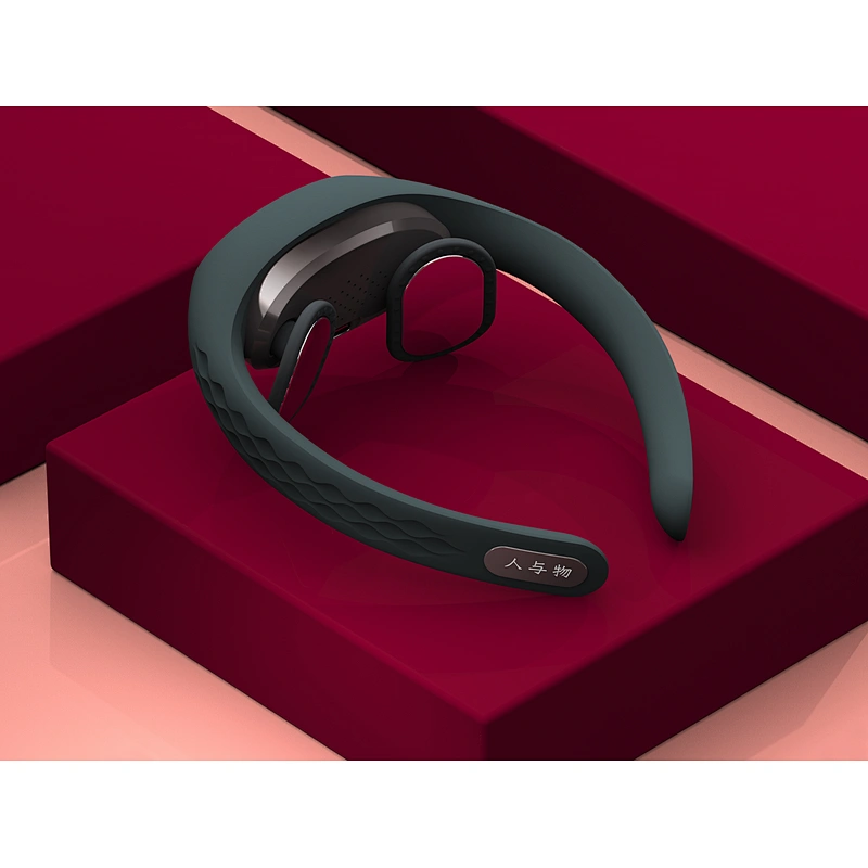 Custom logo WirelessPortable mini USB pulse neck massager with heat rechargeable neck massager