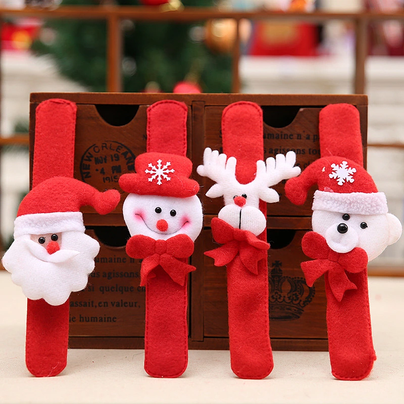 Hot style Christmas decorations supplies cloth ring patting circle hand ring Christmas party