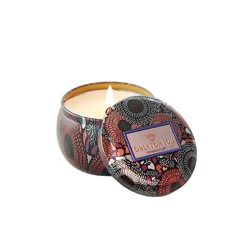 Luxury Wholesale Empty   tinplate Candle jar Custom Logo High Quality wedding decoration candle Jar