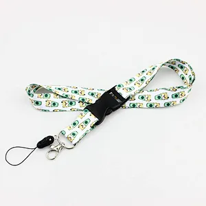 Factory Price High Quality Custom logo breakaway buckle printed safety round Lanyards
