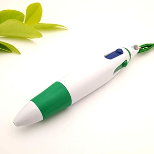 Multi - color ballpoint pen to prevent the loss  four - color ballpoint pen with hanging rope advertising ballpoint pen