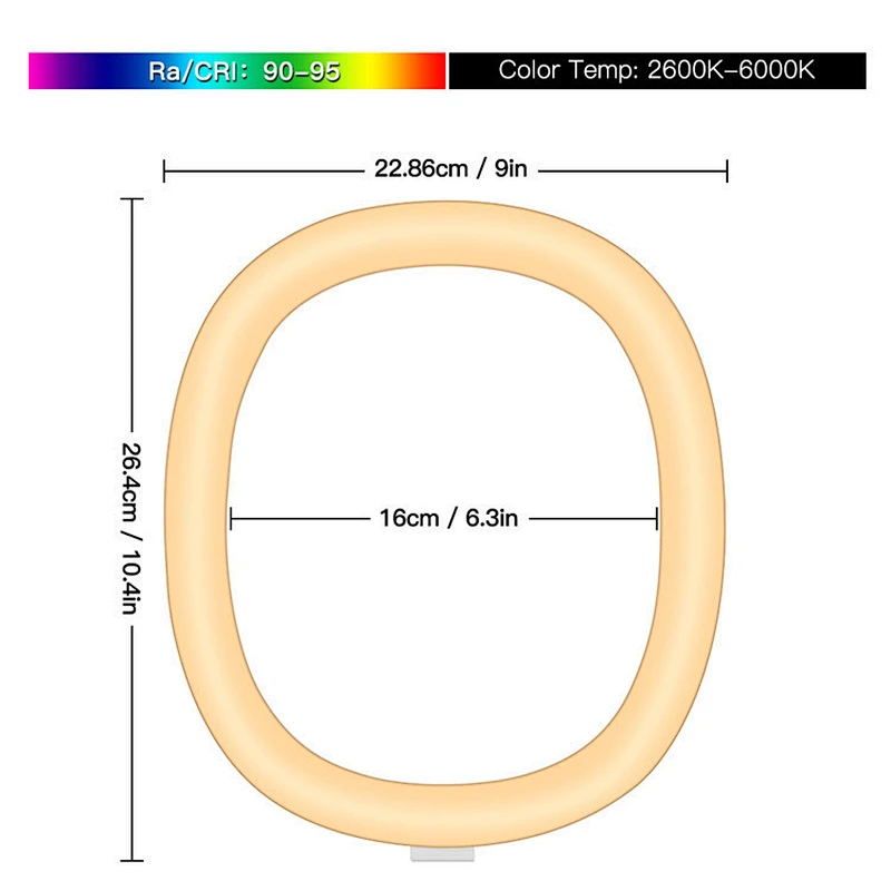 Hot sale 10 inch LED selfie ring light with Tripod stand remote control dimmable