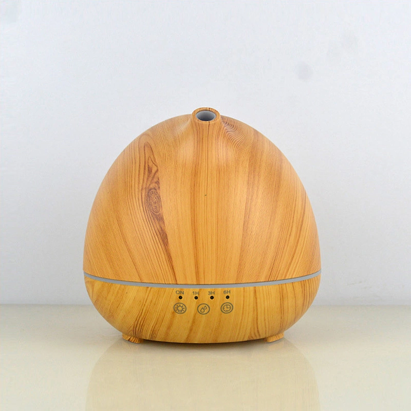 custom electronic ultrasonic aromatherapy with timer wood grain 7 colosr LED  aroma diffuser