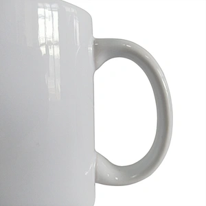 High Quality Custom logo Round Ceramic Porcelain Mugs Cups Promotional activities gift Sublimation mug Cups