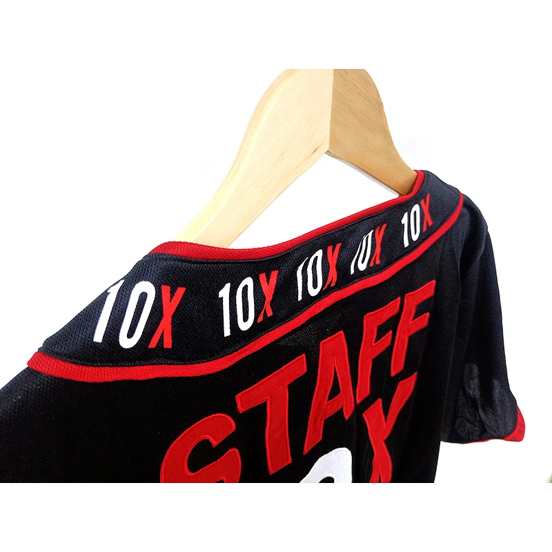 Top quality custom hot sale embroidery logo baseball jersey Promotional activities gift baseball jersey
