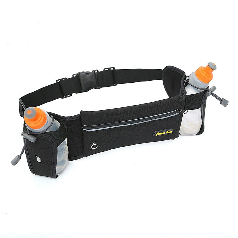 Outdoor running Fanny pack multi-function double water jug cup mountaineering sports small mobile phone Fanny bag