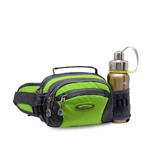 New fashion outdoor sports with water bottle holder multi-function single-shoulder crossbody bag mountaineering travel Waist Bag