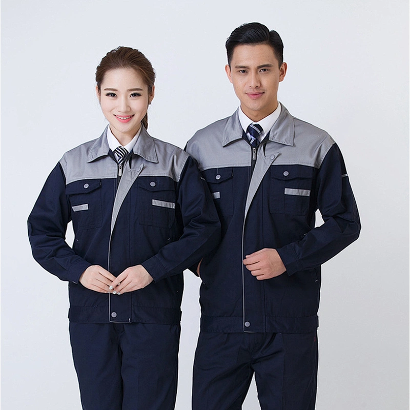 Reflective cotton-padded clothes for men and women thicken wear-resistant engineering uniform custom winter work clothes