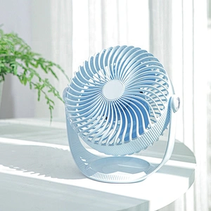 Factory supply rotate rechargeable fan desktop portable hand fan usb home mini air cooling fan