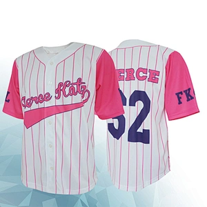 High quality Custom Made sublimation 100% polyester Baseball jersey custom  embroidery logo baseball jersey