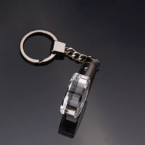 High quality custom shape Crystal Heart Shaped Wedding/party Gift Key chains