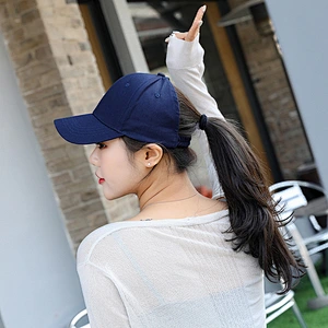 Wholesale Custom LOGO High Quality Adult Unisex adjustable Outdoor Sports Ponytail Baseball Hats