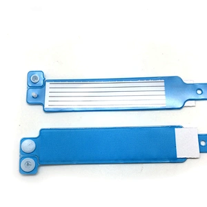 Custom Adjustable Disposable Writable Plastic Hospital PVC Vinyl Medical Wristbands promotion gift Wristbands