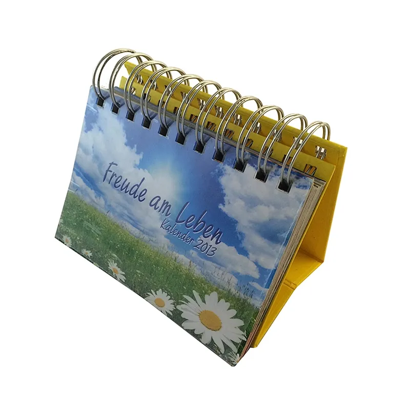 High quality Wholesale 2021 custom  personalize designs desk printing calendars  promotion gift calendar