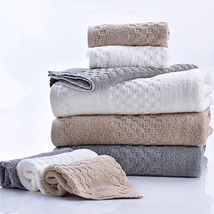 Wholesale High Quality Hotel luxury Towels Soft 100% Pure Cotton Bath Towel custom logo promotion gift Bath Towel
