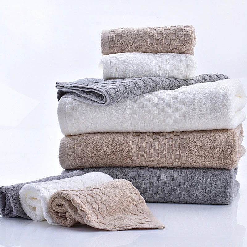 Wholesale High Quality Hotel luxury Towels Soft 100% Pure Cotton Bath Towel custom logo promotion gift Bath Towel
