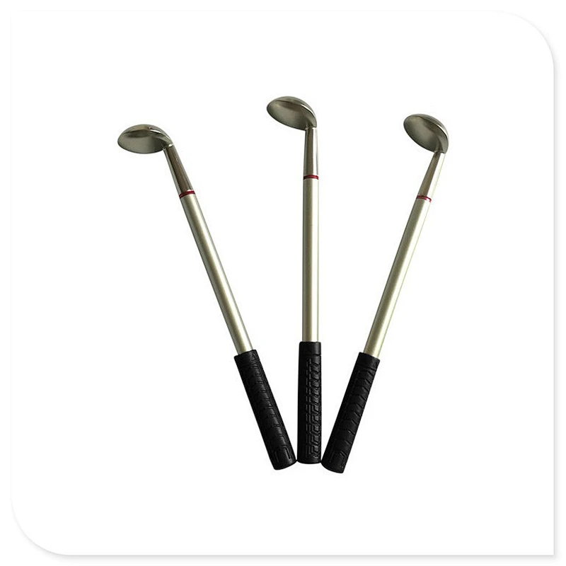 Luxury golf pen gift set box golf zinc alloy ballpoint pen set advanced business gifts custom logo mini realistic golf practice