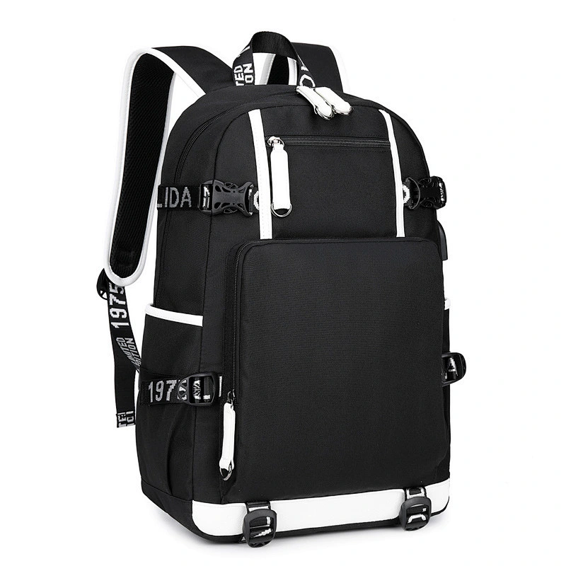 2020 Casual Popular USB Charging Backpacks Travel Unisex Student School Backpack Bag For Teenagers