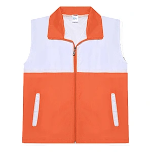 Customized wholesale new style cheap and comfortable gradient uniform maxi vests for men and women sleeveless vest with pocket