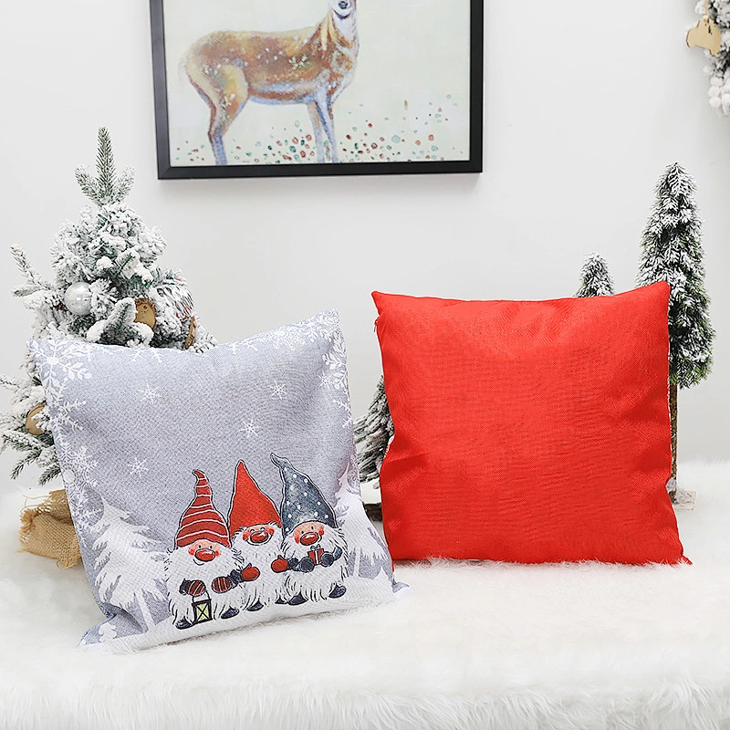 Customized Christmas decorations European-style  Santa Sofa Cushion Cover Christmas pillow Cushion cover