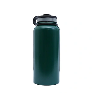 Customized logo  double wall vacuum flask insulated stainless steel sport water bottle outdoor water bottle commercial gift