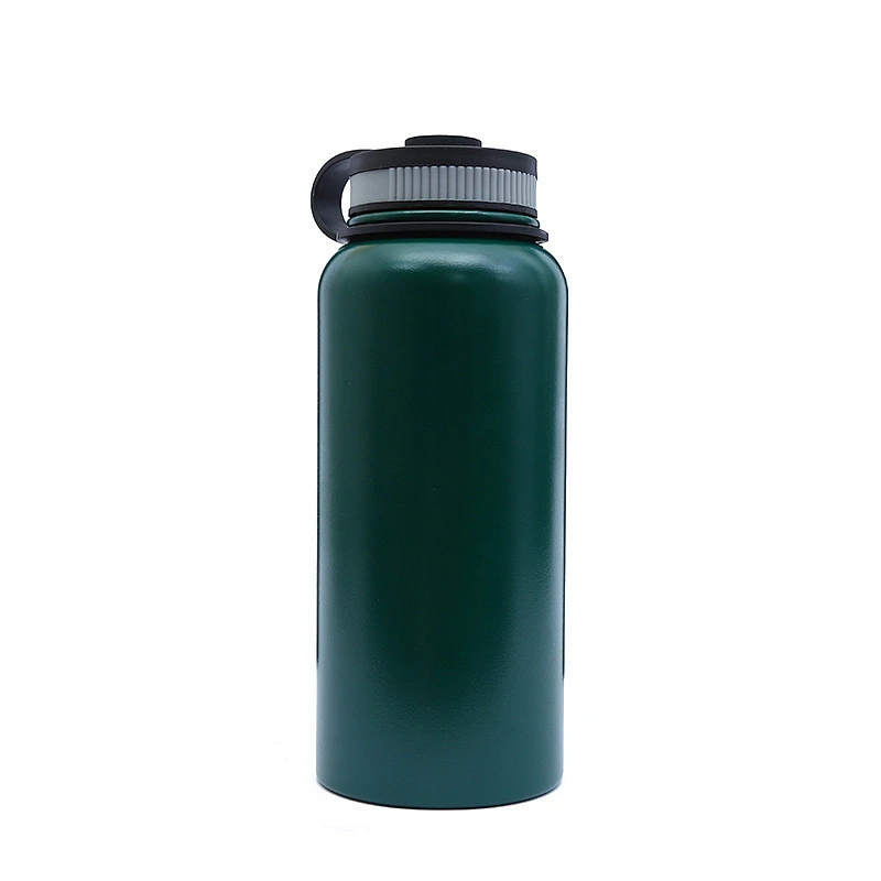 Customized logo  double wall vacuum flask insulated stainless steel sport water bottle outdoor water bottle commercial gift