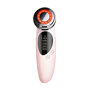 RF facial lifting massager face cleaner Photon facial massager Rechargeable ultrasonic  infrared face massager