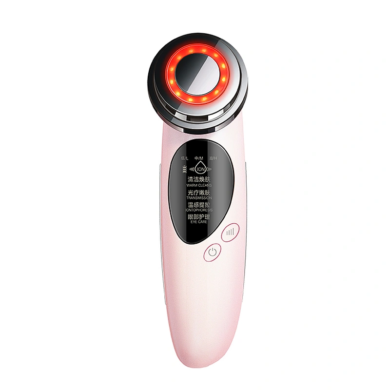 RF facial lifting massager face cleaner Photon facial massager Rechargeable ultrasonic  infrared face massager