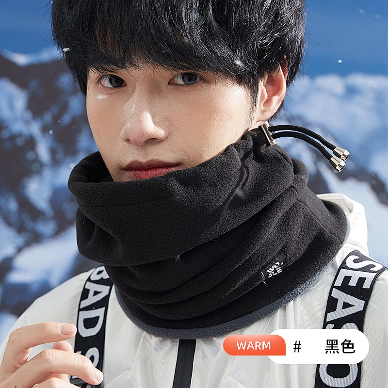 Custom adjustable ear loop winter tube scarf fashion winter warmer multi-function sport neck gaiter polar scarf bandana