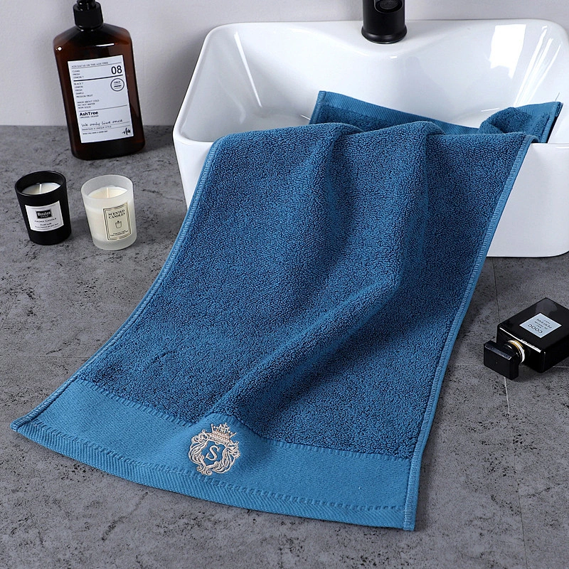 High Quality custom logo Five-star hotel towel cotton bath wash hair household cotton absorbent towels