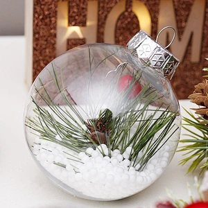 Wholesale custom Christmas crystal ball snowman  christmas Party Festival Christmas gifts