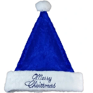 Hot selling Fashion Custom logo interesting  decoration promotion christmas hat polyester christmas hat