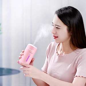 Air humidifier portable  Handheld Indoor Atomizer  USB 7Color LED lamp misting car air humidifier