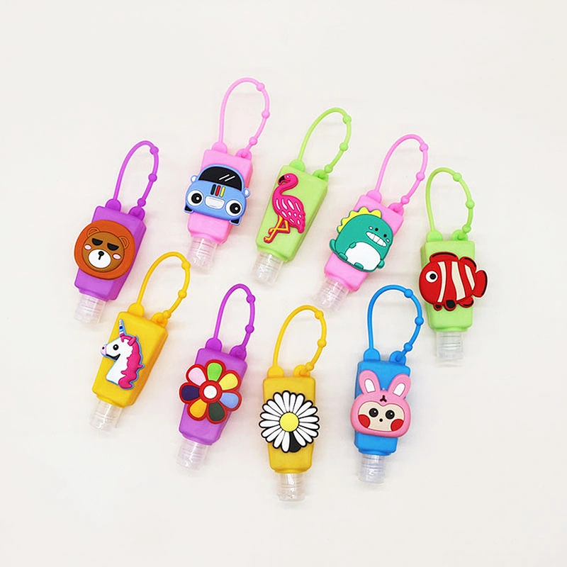 Colorful Silicone Holder 30ml Hand Sanitizer Bottle Personal Hand Sanitizer Silicone Holder