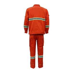 Custom summer sanitation worker overalls long sleeve reflective clothing construction site highway orange overalls