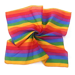 Cotton printed fabric bandana custom made multi-functional  motorcycle western bandana neckerchief head protector