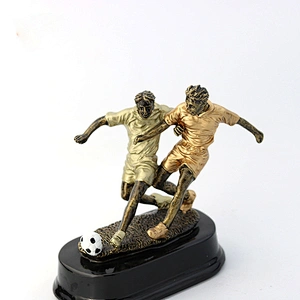 CUSTOM  LOGO New style Football Soccer Players Action Figure Toy Model decorate trophy