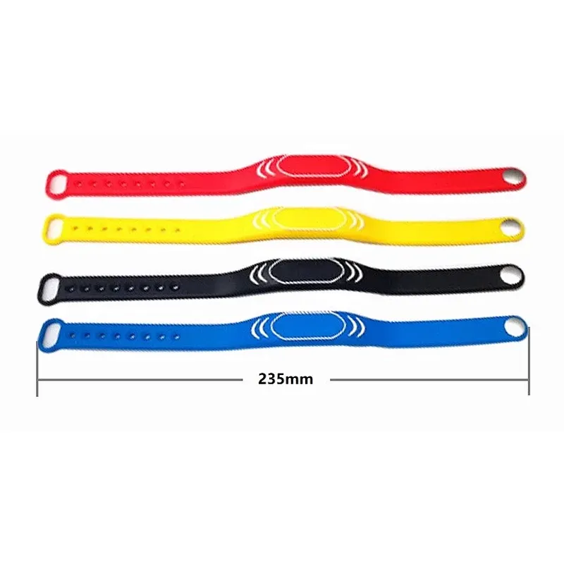 Hot selling Waterproof Smart  Adjustable Passive RFID Wristband Silicone Bracelet NFC TAG  RFID Wristband