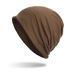High Quality Design Custom brand/embroidery logo Adults Unisex double layer winter knitting beanie hat