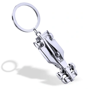 Hot sale Metal Custom Business gift engraved Logo Stainless Steel KeyChain,motorcycle race Key Chain