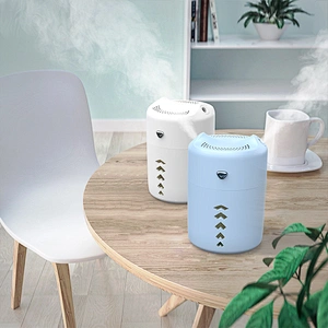 2020 hot sale High quality Double spray portable 400ml air humidifier usb rechargeable home air mist humidifier