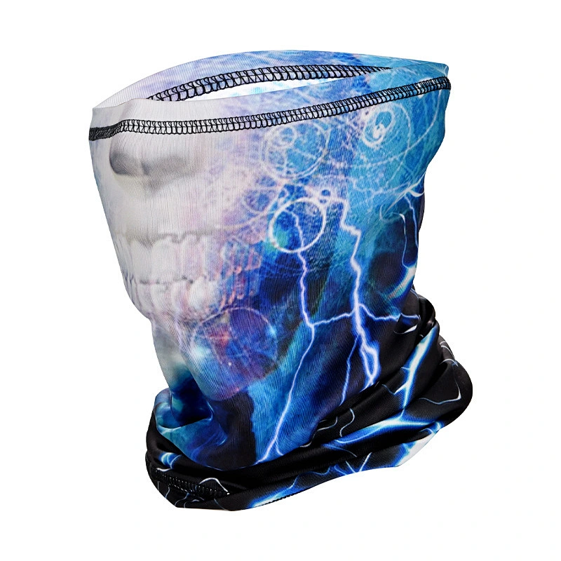 Wholesale custom design biking bandana 100% polyester multi functional   face cover tube scarf bandana