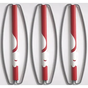Hot selling Custom Printed 100% Polyester Advertising hand held Retractable Banners