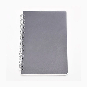 High Quality Custom A5 personalised Business promotion loose leaf notebook pp covers notebook