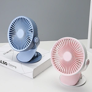 Hot seller CUSTOM  LOGO Travel  360 Degree Rotation portablefan mini usb rechargeable  Clip fan table wireless mini fan