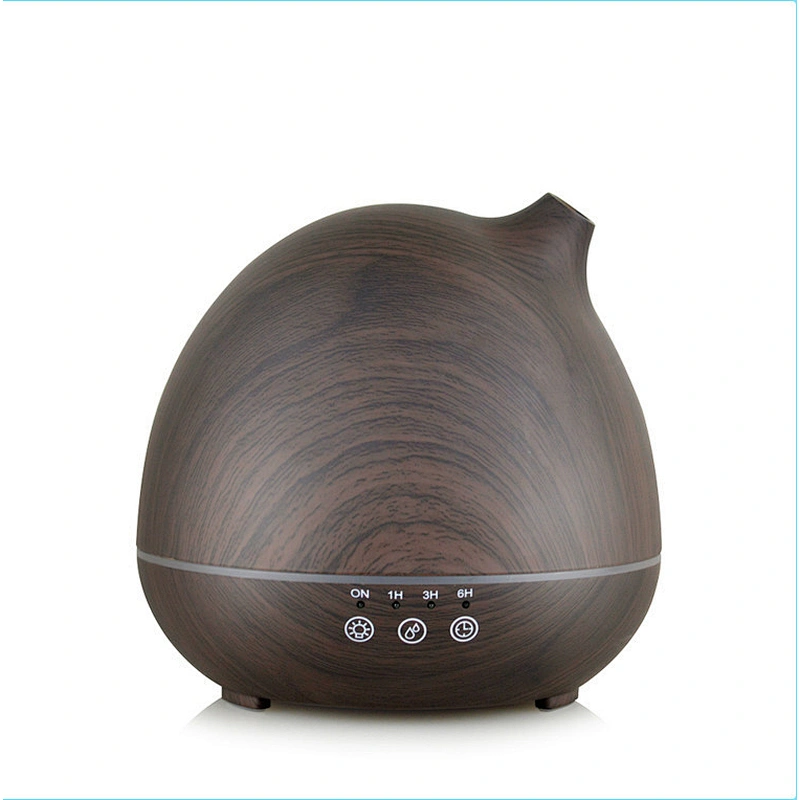 custom electronic ultrasonic aromatherapy with timer wood grain 7 colosr LED  aroma diffuser