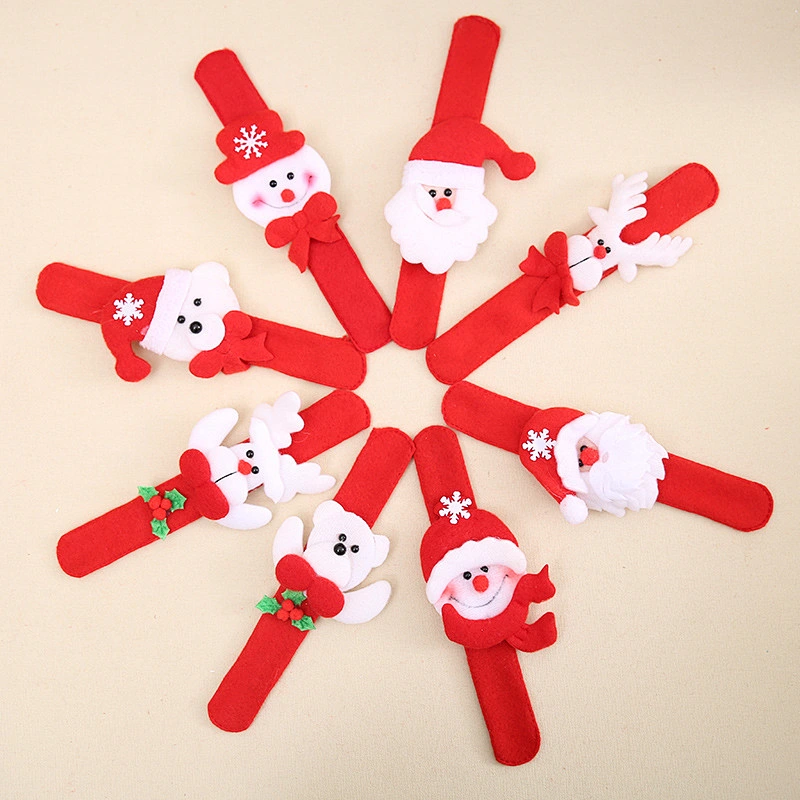 Hot style Christmas decorations supplies cloth ring patting circle hand ring Christmas party