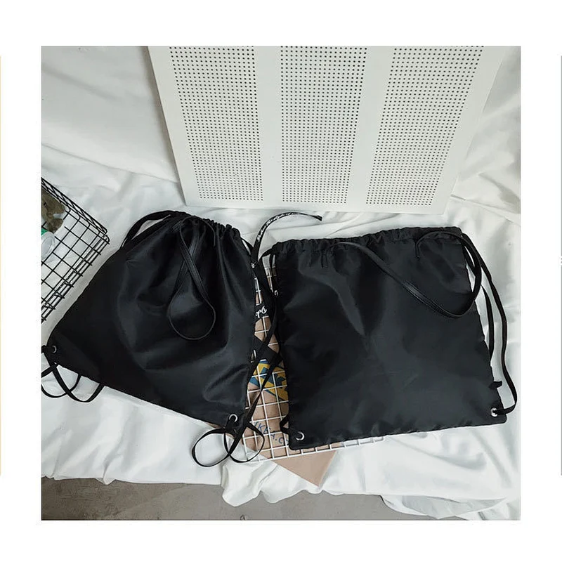 Creative backpacks customized logo fashion one-shoulder bags spot wholesale large capacity drawstring cloth bags